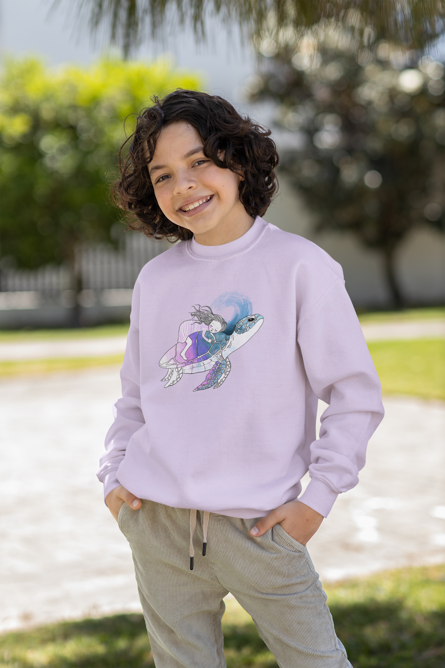 Kinder Sweater "Schildkrötenmädchen"