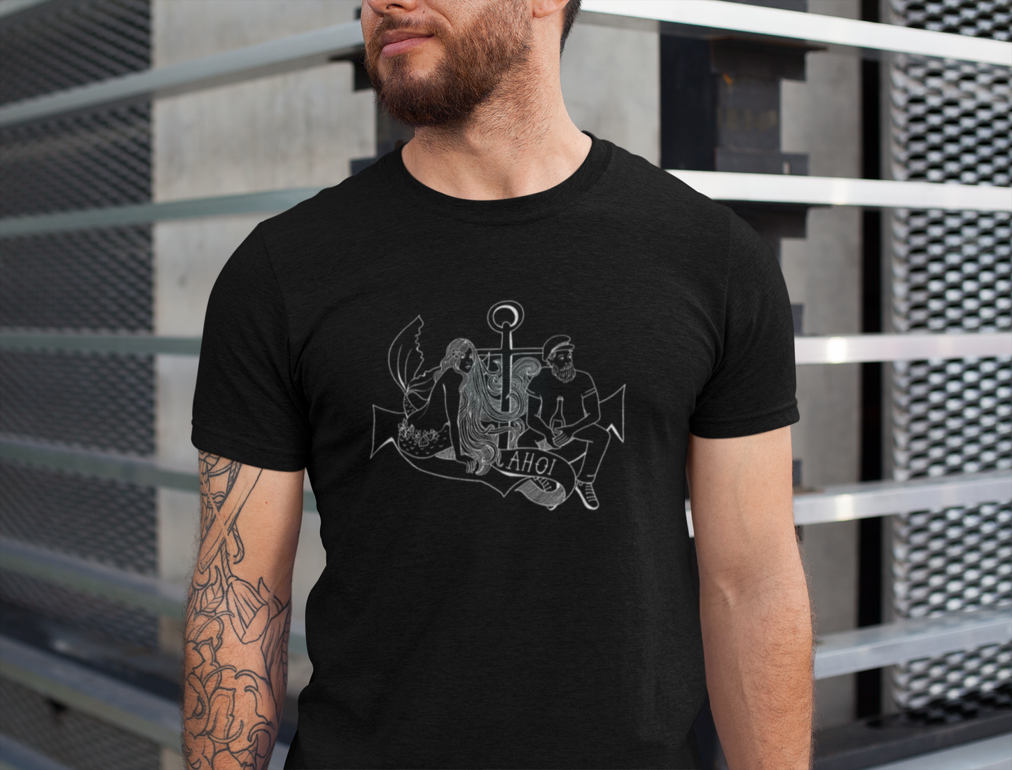 Shirt "Ahoi Meerjungfrau" Unisex