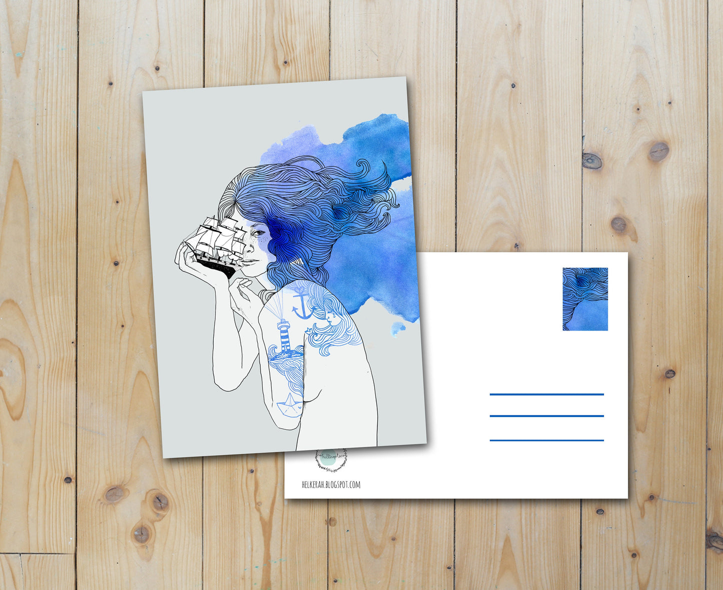 Postkarte "Ship ahoi"