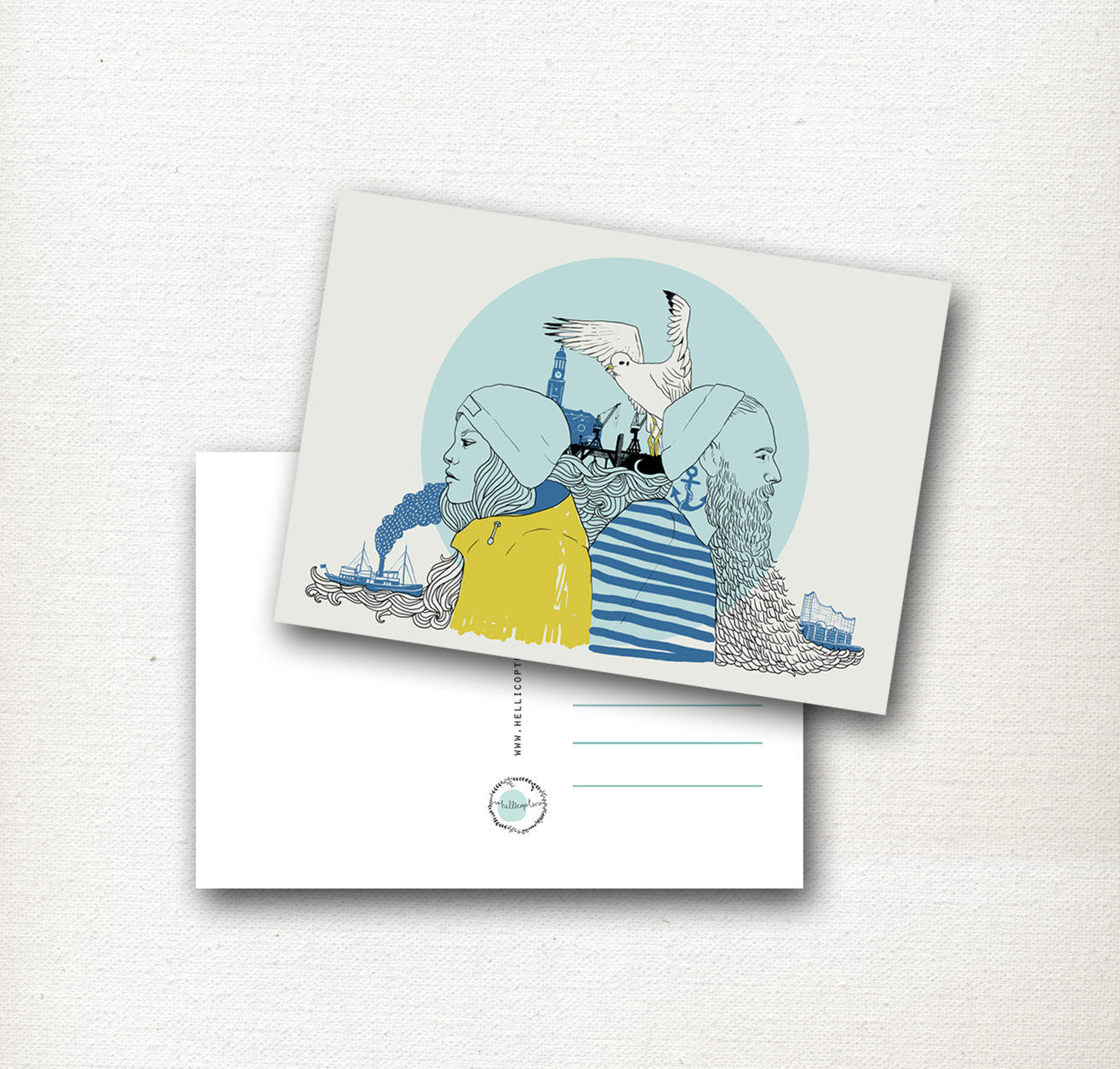 Postkarte "Hamburg"