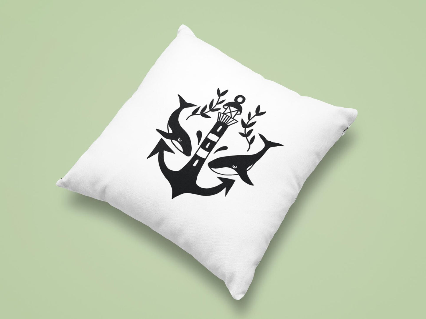 Kissen "Wal Wappen"