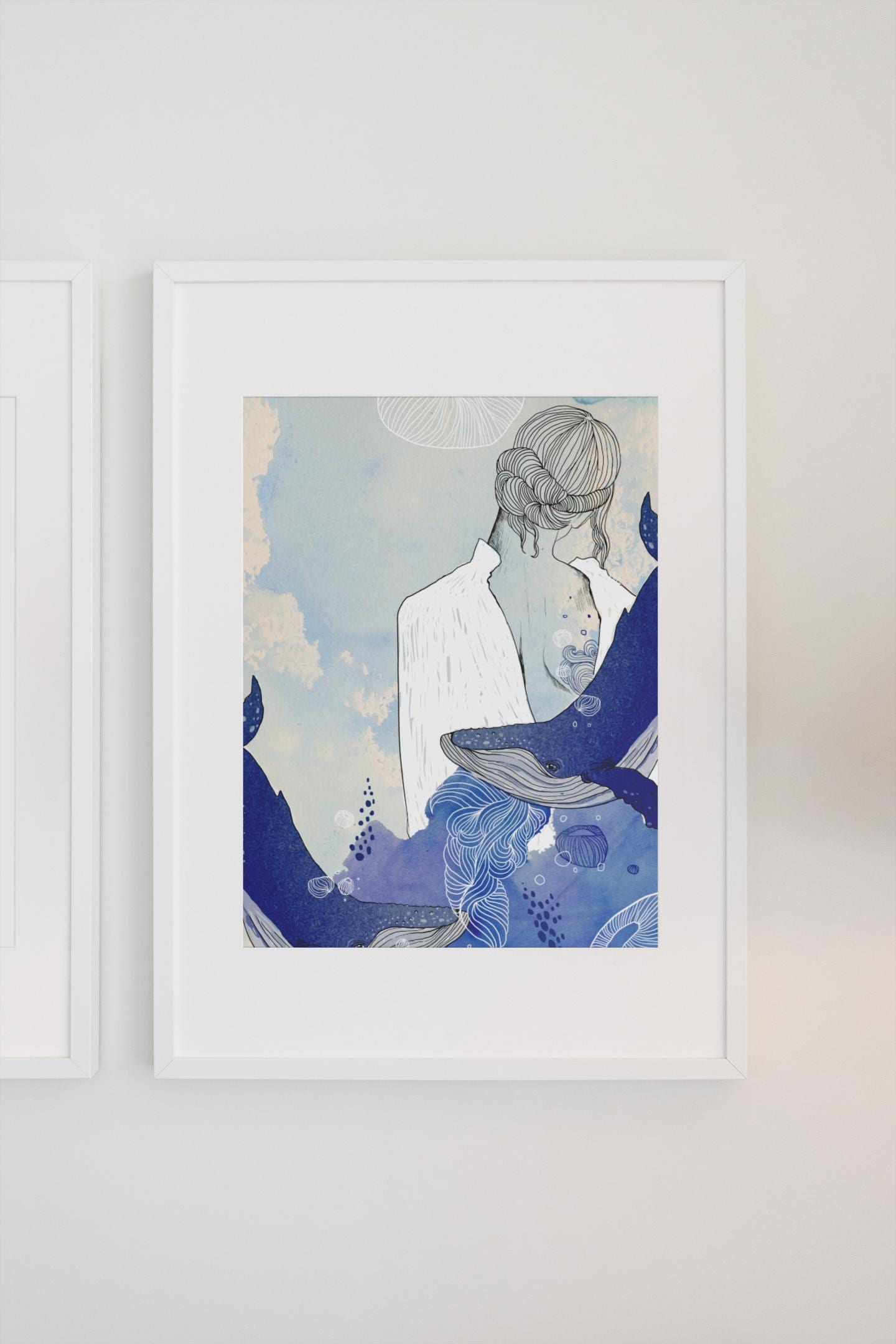 Poster "Two Whales"