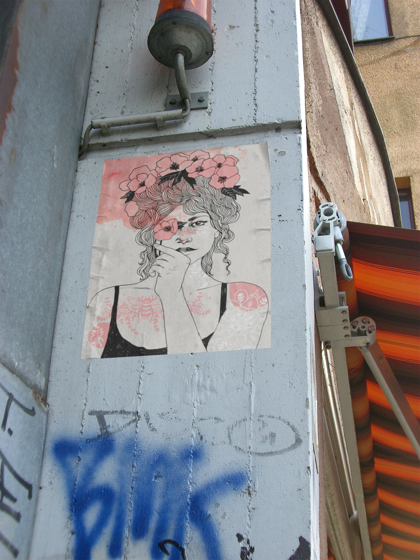 Poster "Flowers and Ink"