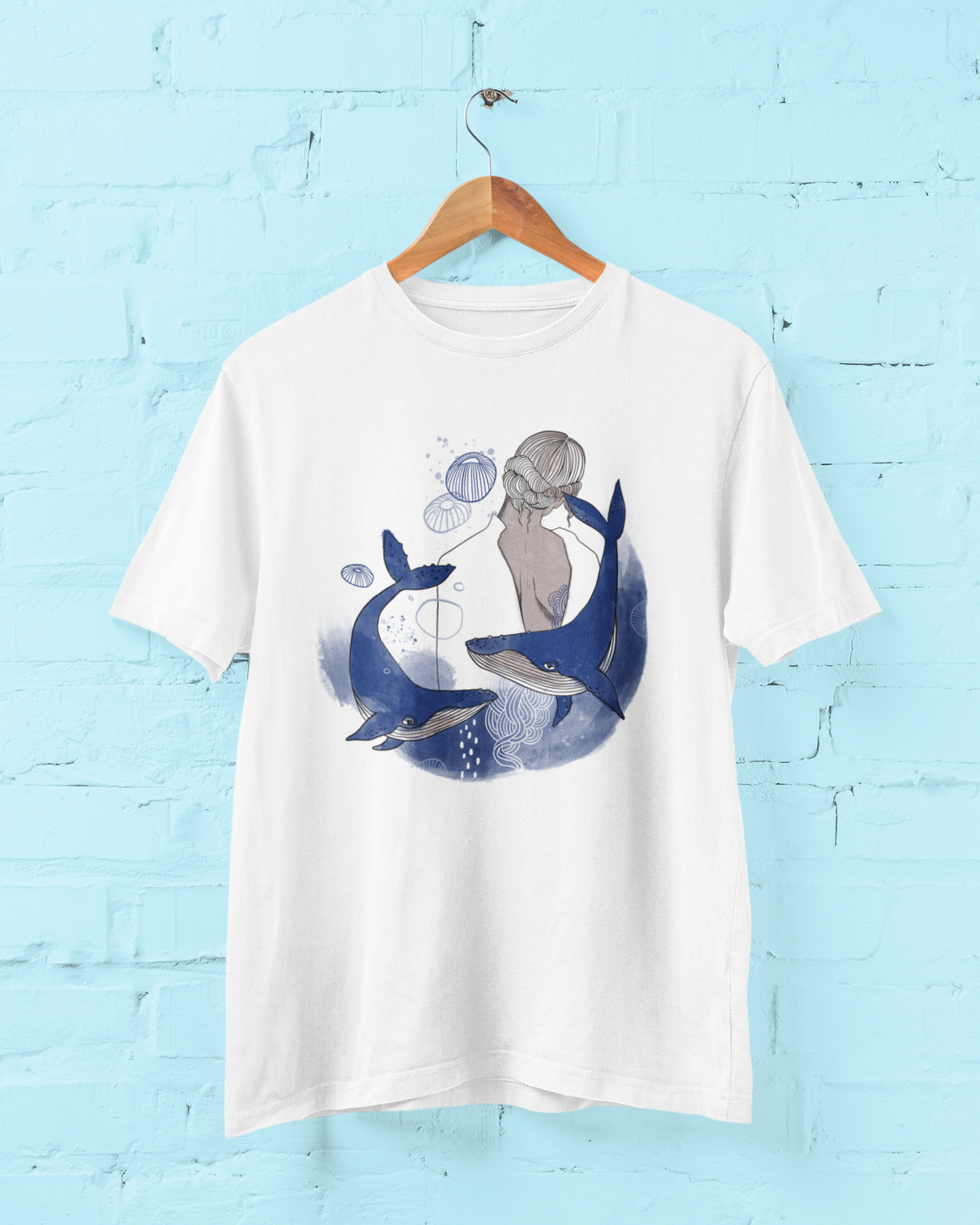 Shirt "Woman in a Circle" Unisex