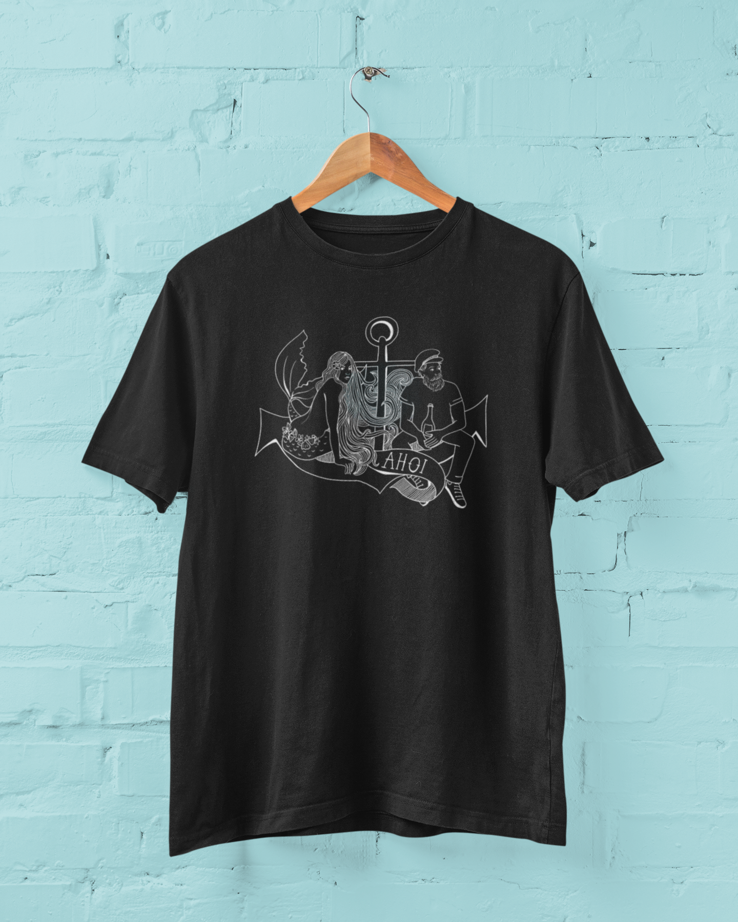 Shirt "Ahoi Meerjungfrau" Unisex