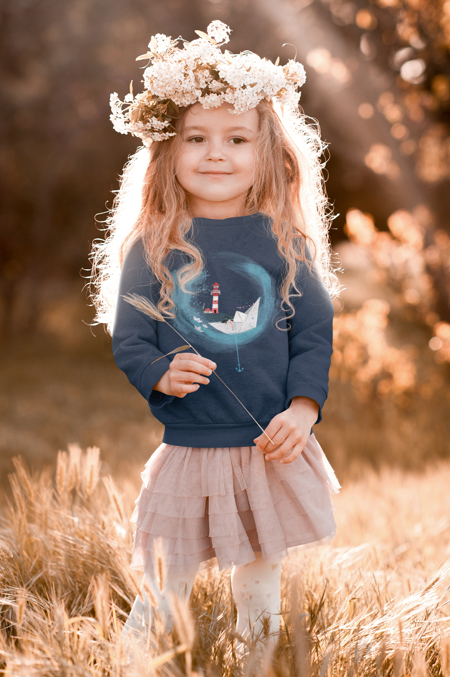 Kinder Sweater "Kleine Matrosin"