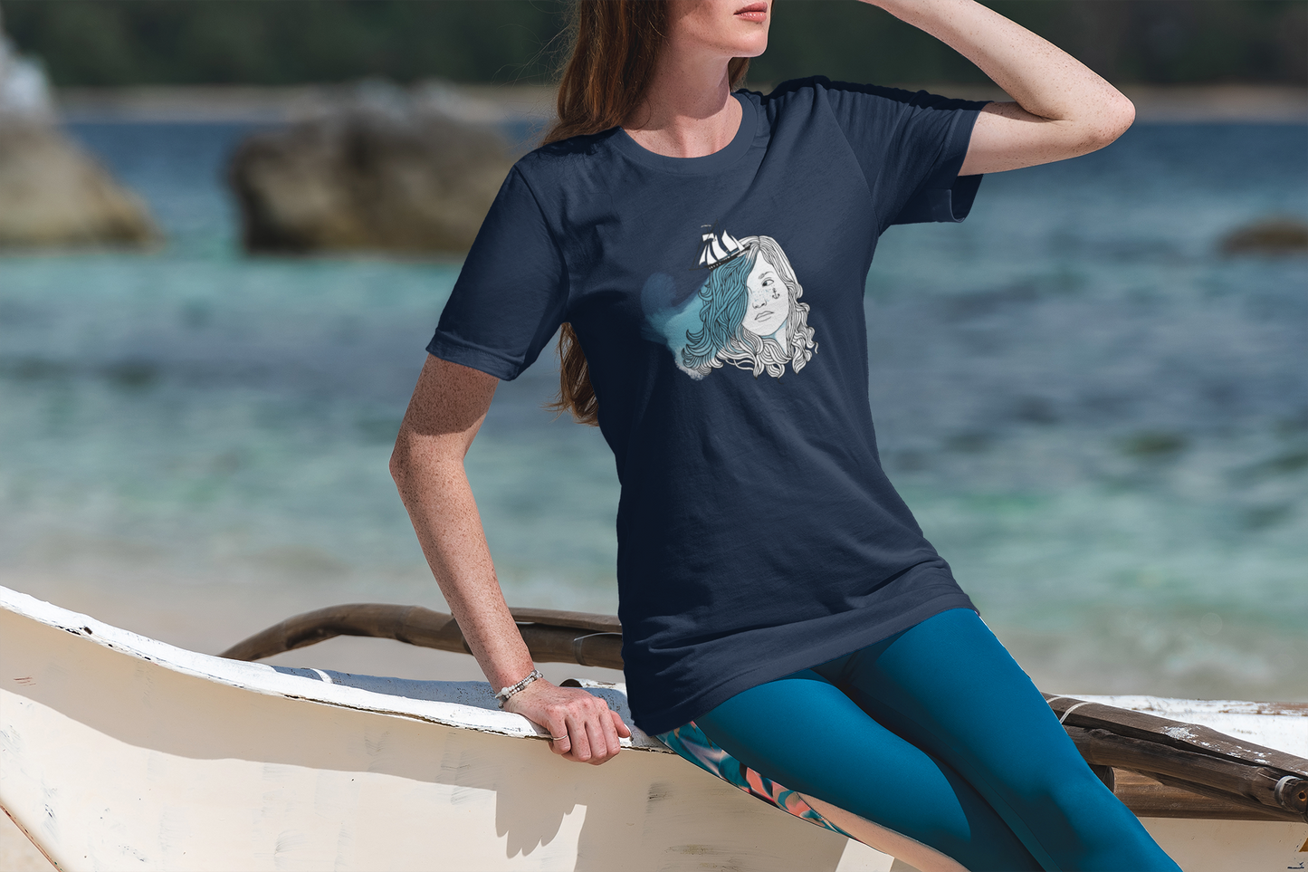 Shirt "Schiff im Haar" Girl