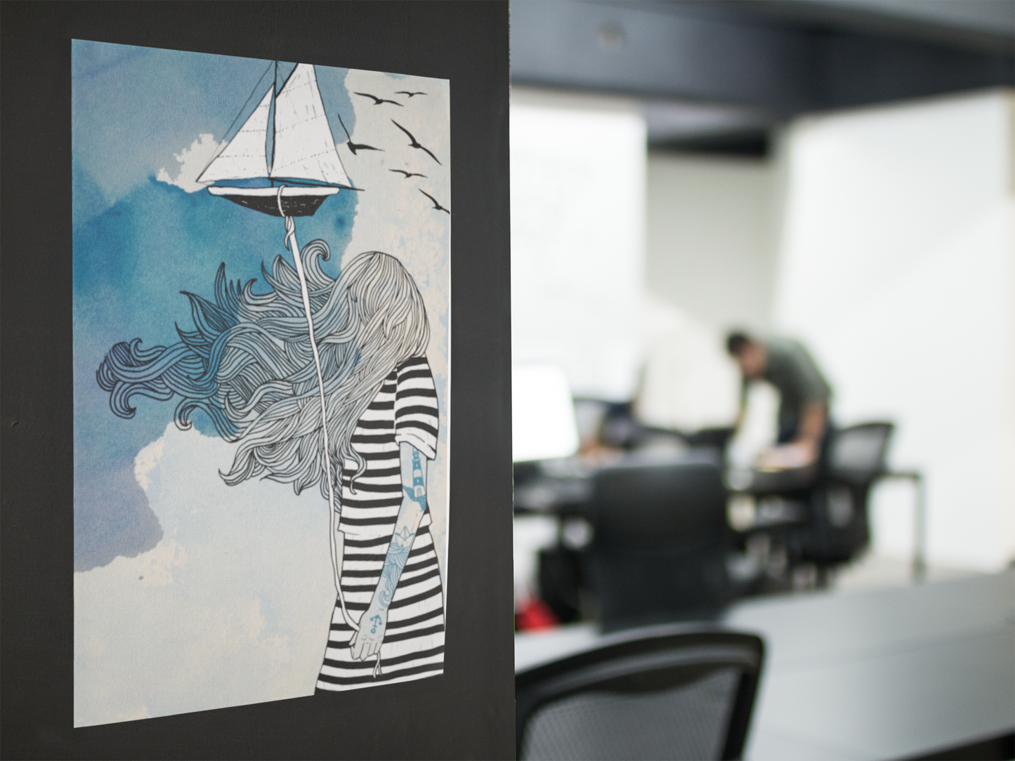 Poster "Two Whales"