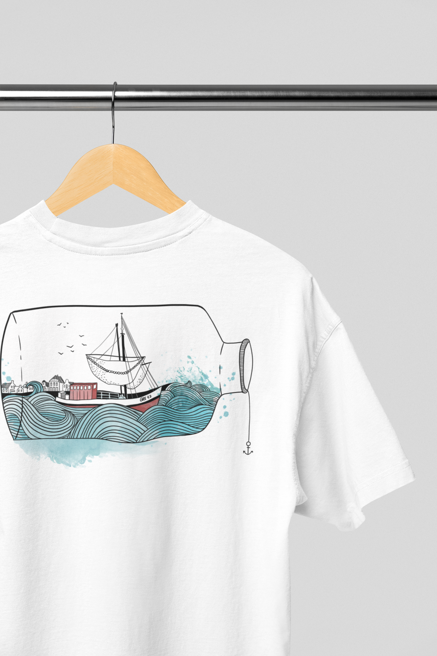 Shirt "Woman in a Circle" Unisex