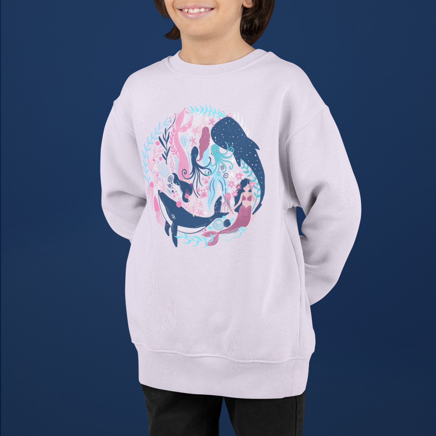 Kinder Sweater "Unter Wasser"