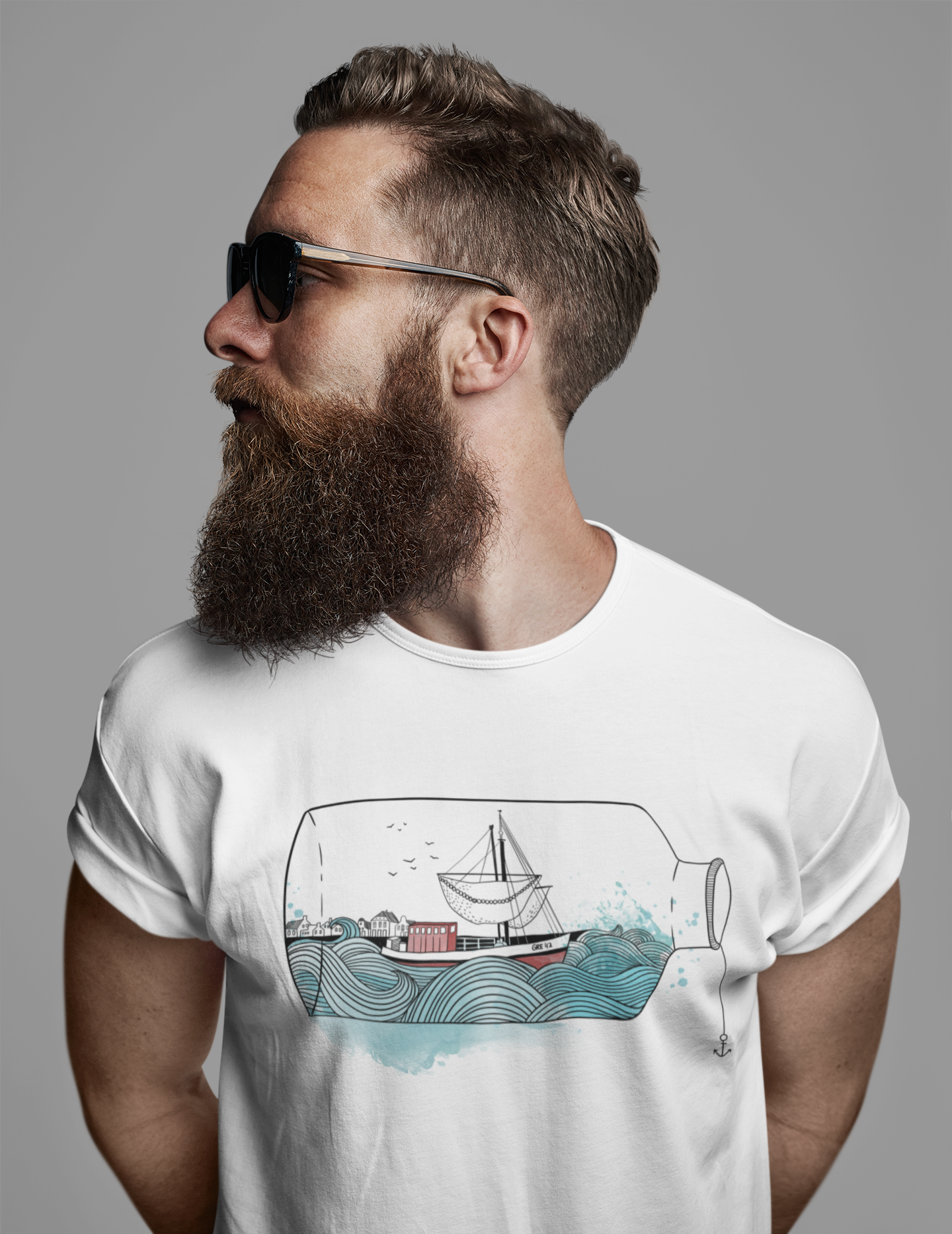 Shirt "Woman in a Circle" Unisex